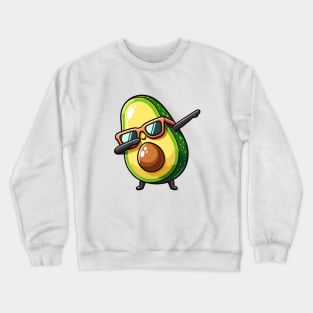 Cool Avocado Dab Crewneck Sweatshirt